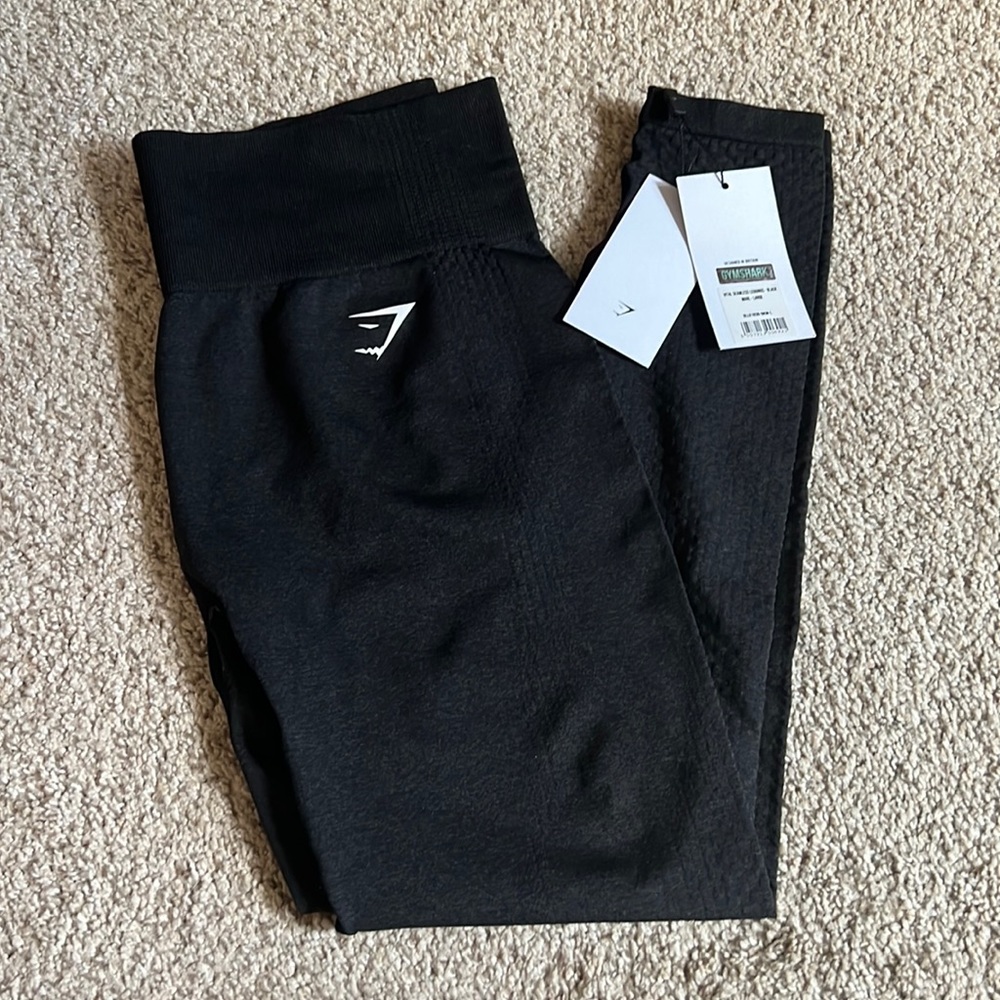 Gymshark Vital Seamless Leggings- Black Marl